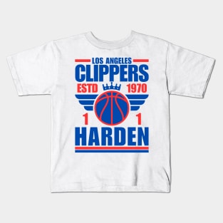 Los Angeles Clippers Harden 1 Basketball Retro Kids T-Shirt